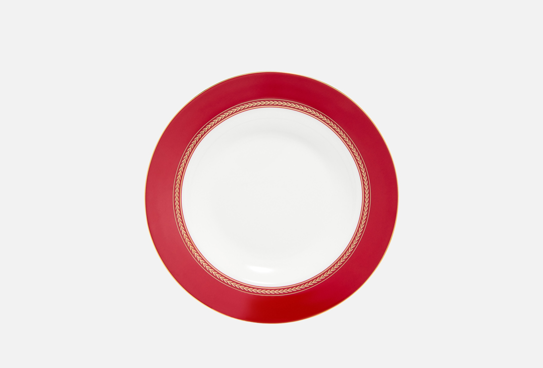 

Тарелка суповая FIRST LADY ELENA, Принт, Королевская Бургундия, 21 см 21 см