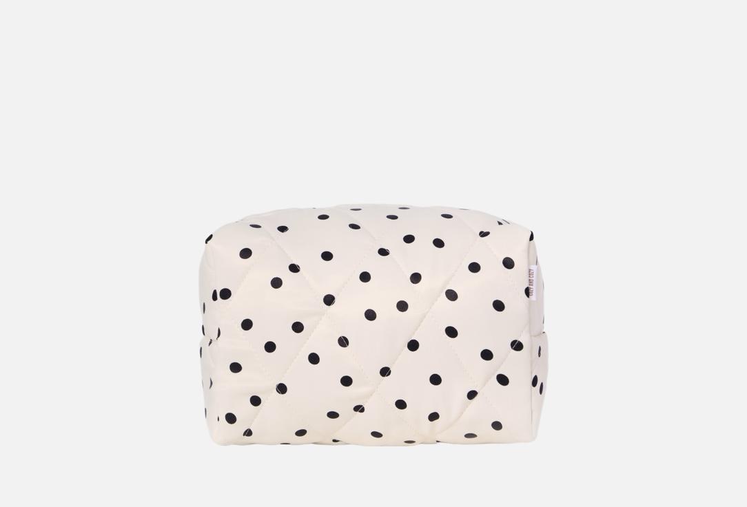 Изображение товара Косметичка COZY AND COZY шелк classik в горошек большая женская