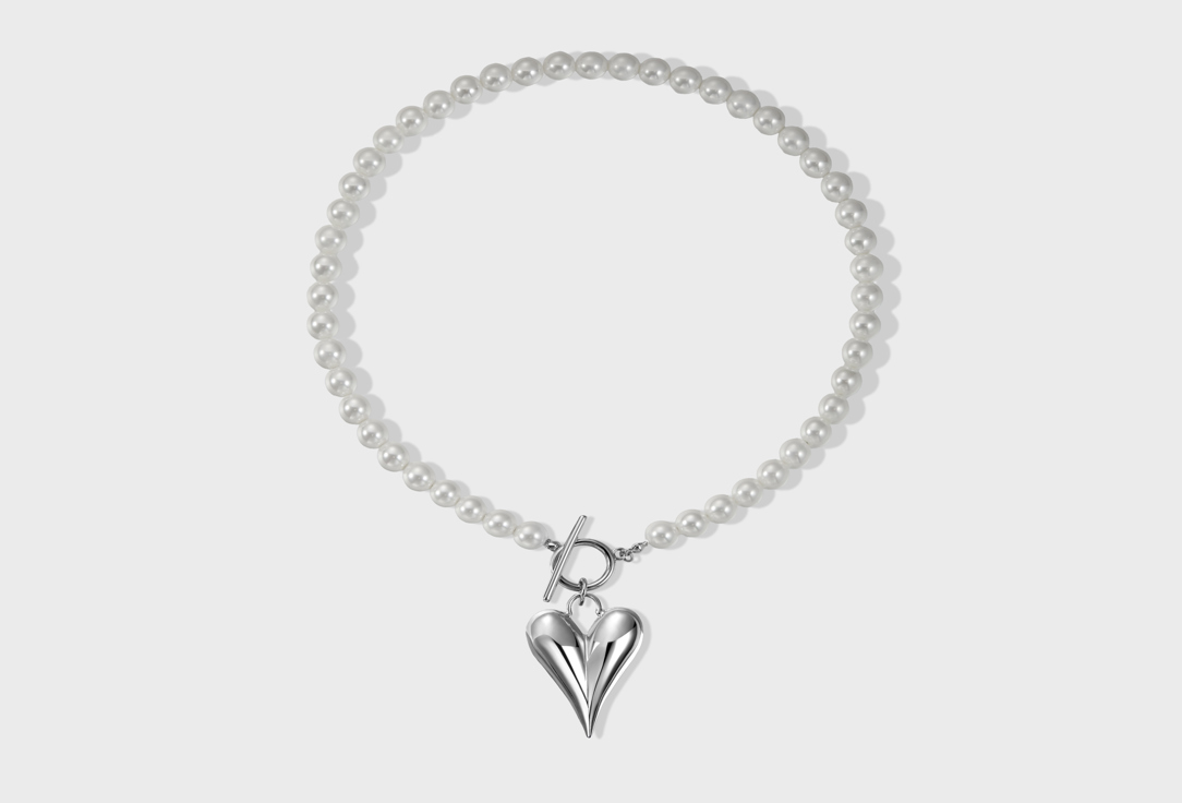 Изображение товара Колье LACHI с сердцем женское украшение из искусственного жемчуга 47 см