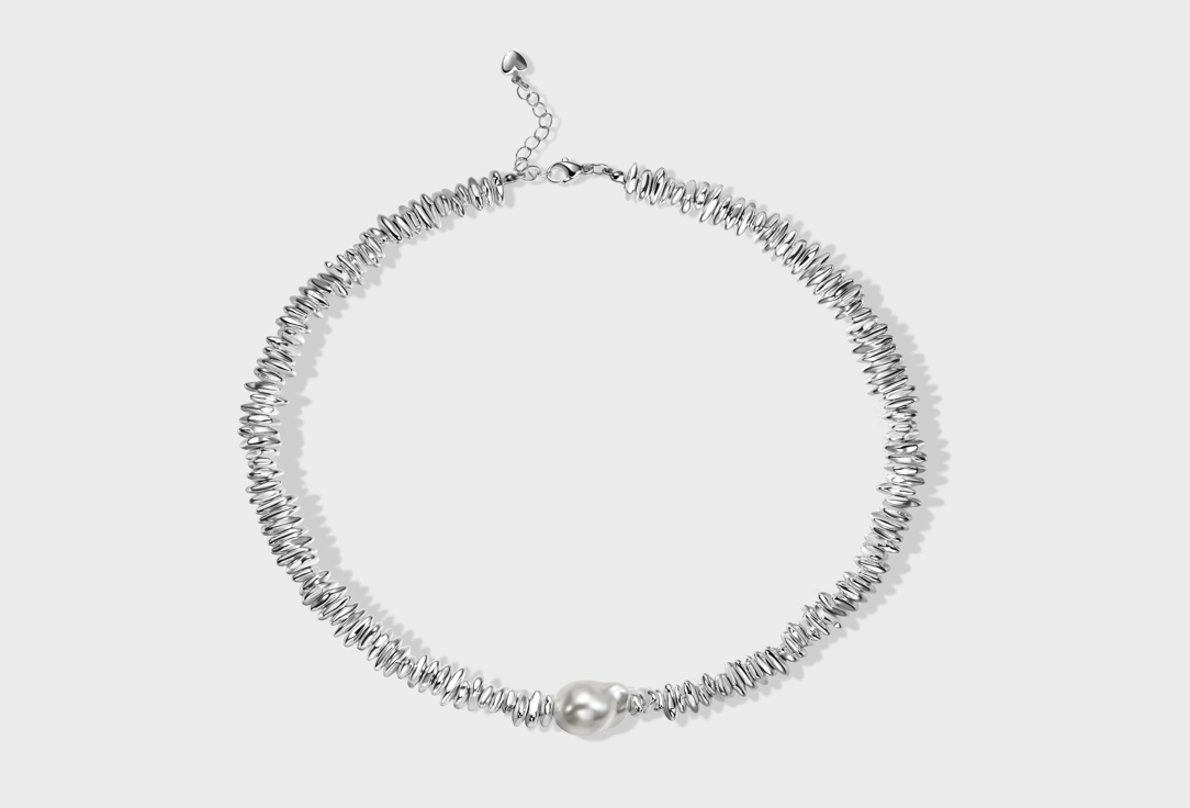 Изображение товара Колье из гематита с жемчугом LACHI стильное украшение для женщин