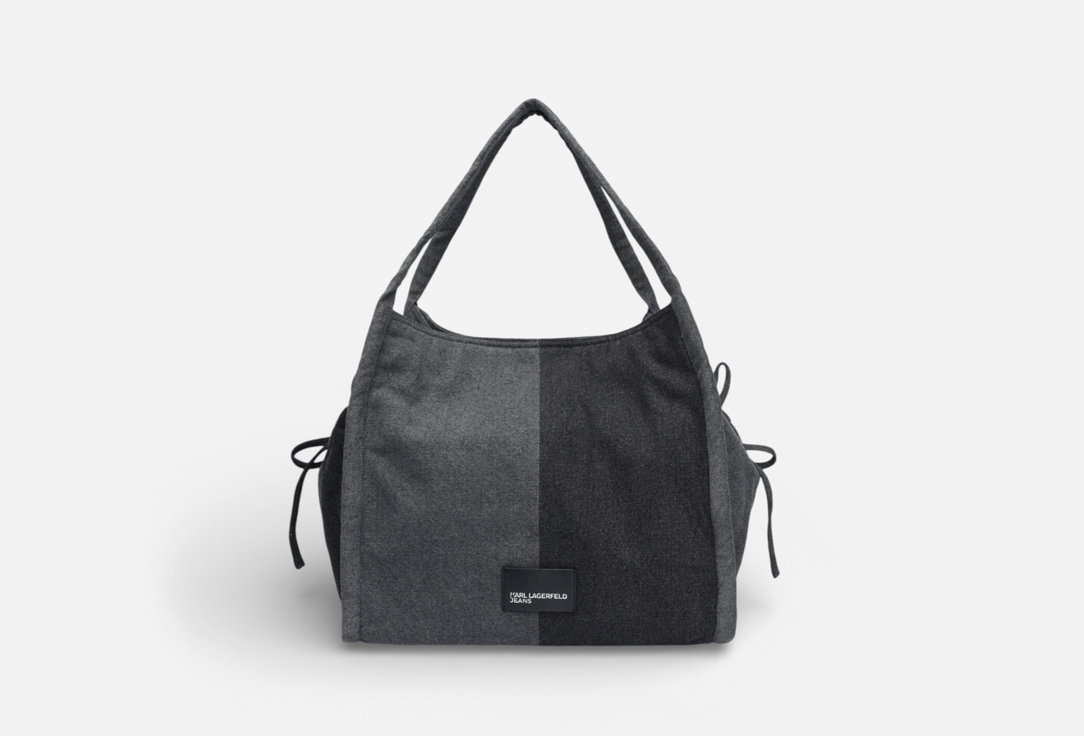 Изображение товара Сумка-шопер Karl Lagerfeld jeans серого цвета с удобными ручками