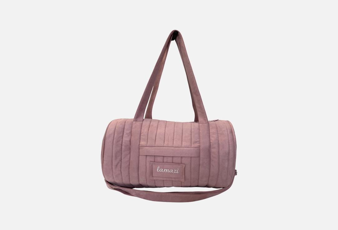 Изображение товара Спортивная сумка LAMAZI big для женщин из искусственной замши 45x25x25 см