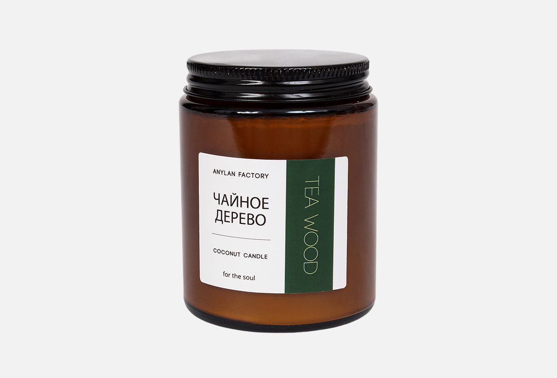 

Ароматическая свеча ANYLAN FACTORY, Чайное дерево 150 г