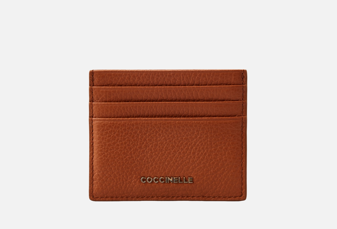 Изображение товара Кожаный картхолдер Coccinelle METALLIC SOFT для женщин из натуральной кожи