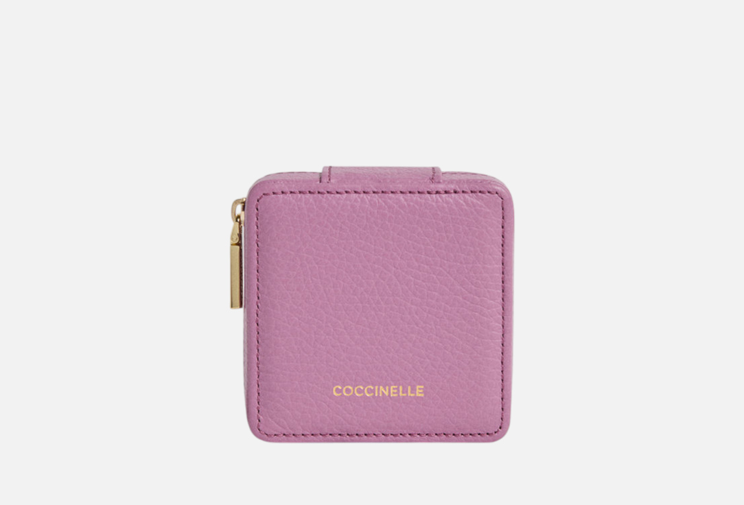 Изображение товара Шкатулка Coccinelle JEWELRY BOX розовая для украшений с отделками из кожи