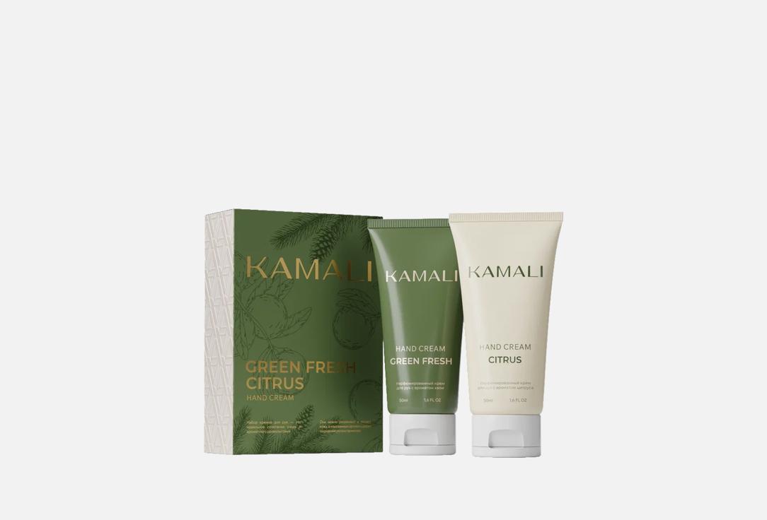 Изображение товара Подарочный набор кремов для рук KAMALI Green Fresh + Citrus 2х50 мл для женщин