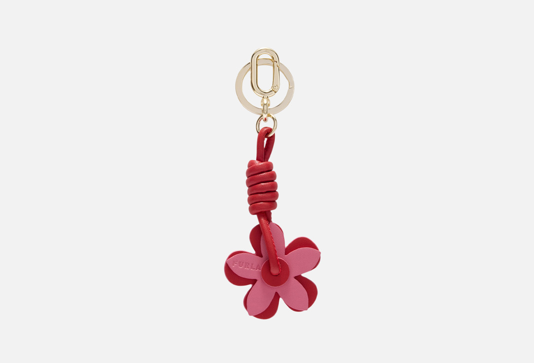 

кожаный брелок FURLA, Красный, ALLEGRA FLOWER