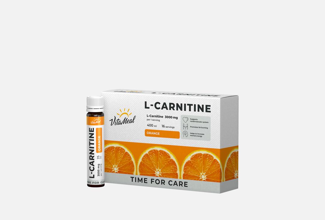 

l-карнитин VITAMEAL, 3000 мг со вкусом апельсина в шотах 16 шт