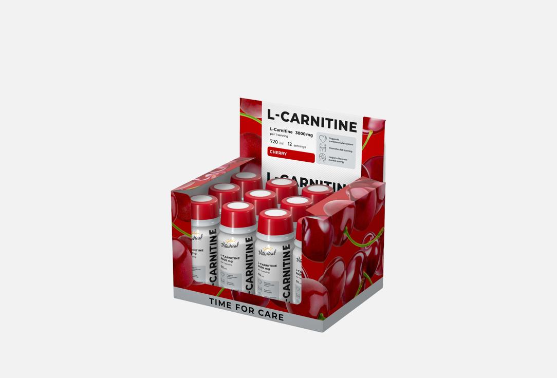 Изображение товара L‑карнитин VitaMeal 3000 мл со вкусом вишни шоты для похудения и энергии