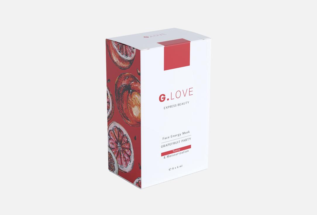 Изображение товара Набор кремовых масок для лица G.LOVE GRAPEFRUIT PARTY 8 саше по 6 мл