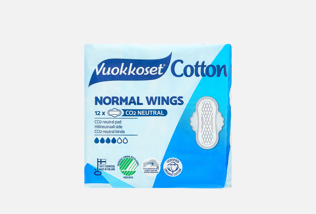 Cotton normal wings 12 шт