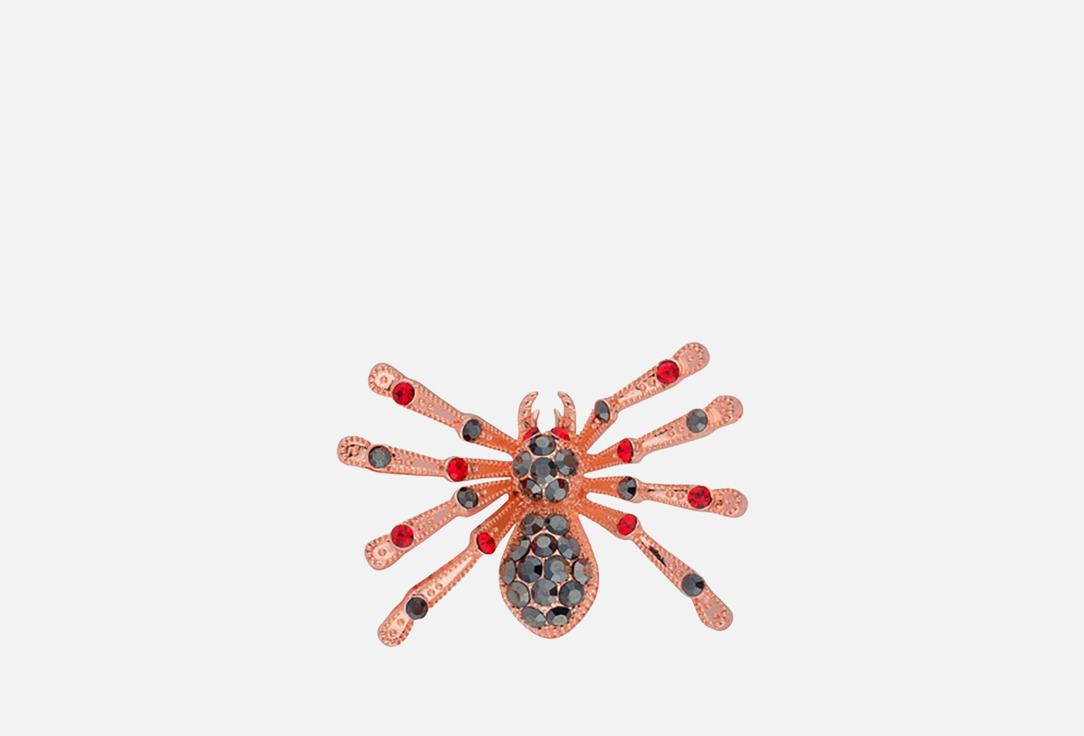 Изображение товара Брошь Shadore Паук с кристаллами из гипоаллергенного сплава