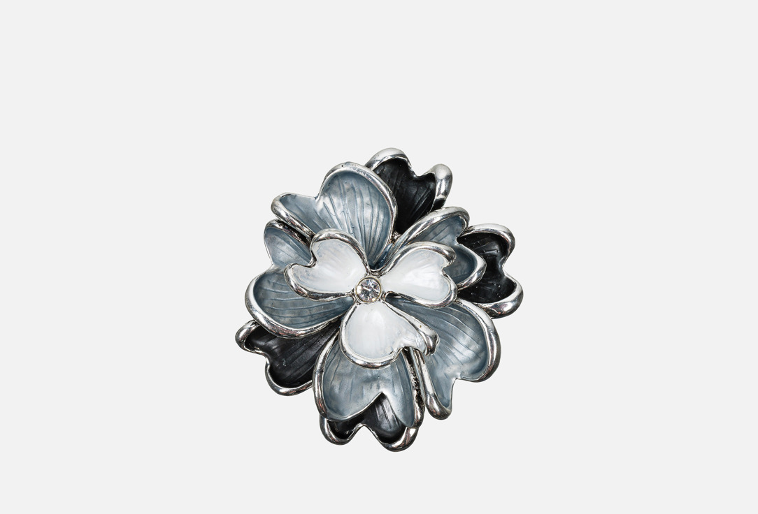 

Брошь SHADORE, Цветок серый 1 шт