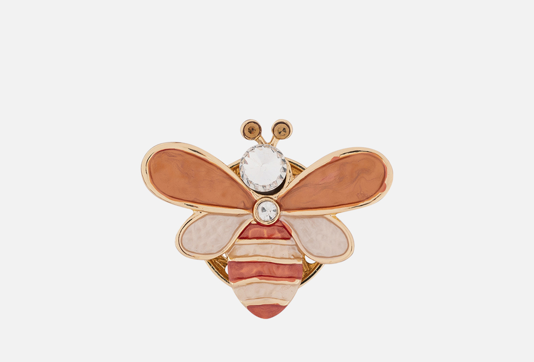 Изображение товара Элегантная оранжевая брошь Shadore с холодной эмалью и магнитной застежкой