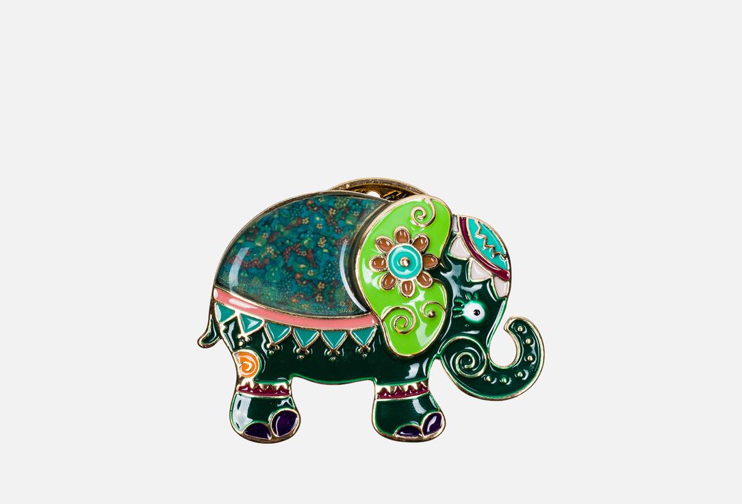 

Брошь SHADORE, Слон зеленый 1 шт