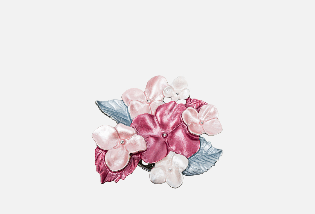 Изображение товара Брошь Shadore Фиалки розовые - элегантный женский аксессуар из гипоаллергенного сплава