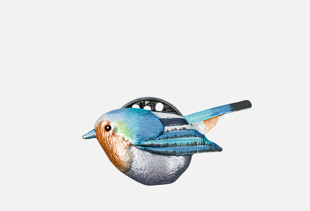 Изображение товара Брошь Птичка синяя Shadore - модный аксессуар для женщин, украшение с магнитной застежкой