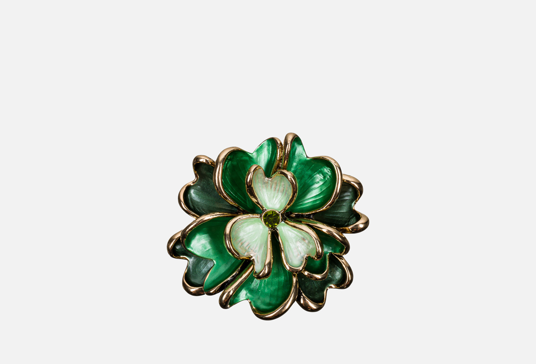 Изображение товара Брошь Shadore Цветок зеленый