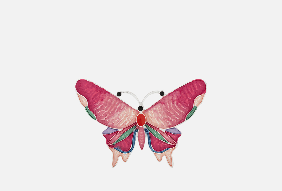 Изображение товара Шедевральная брошь Shadore Бабочка Махаон розовая, стильный женский аксессуар