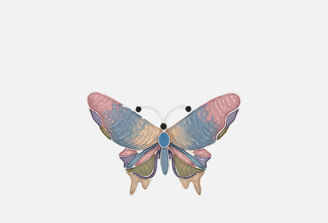 Изображение товара Брошь бабочка Махаон голубая Shadore из гипоаллергенного сплава с холодной эмалью