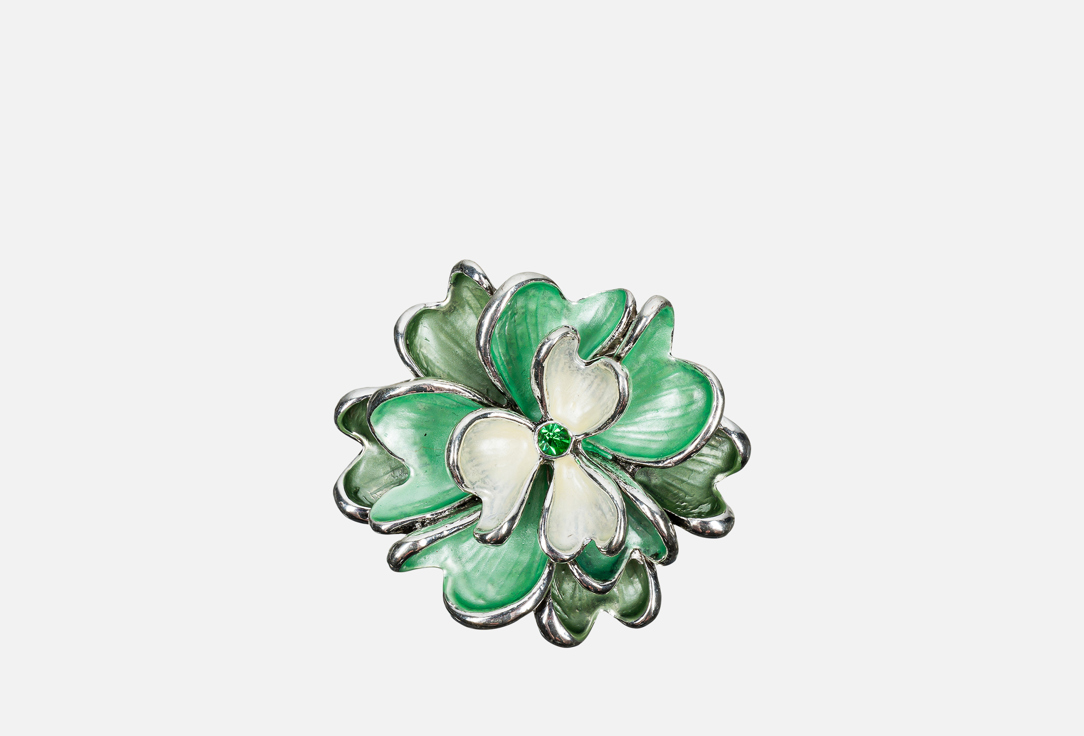 

Брошь SHADORE, Цветок салатовый 1 шт