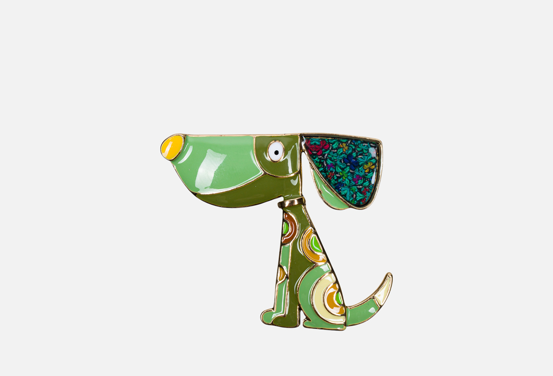 

Брошь SHADORE, Собака хаки 1 шт