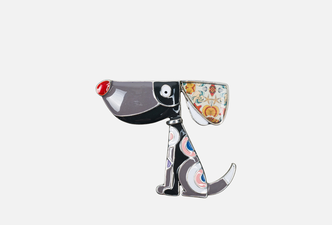 

Брошь SHADORE, Собака серая 1 шт