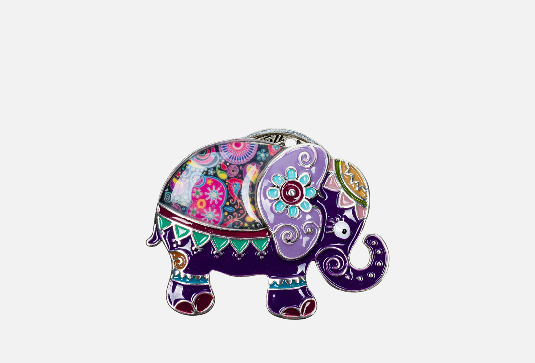 

Брошь SHADORE, Слон фиолетовый 1 шт