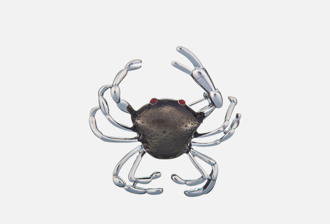 

Брошь SHADORE, Краб серебристый 1 шт