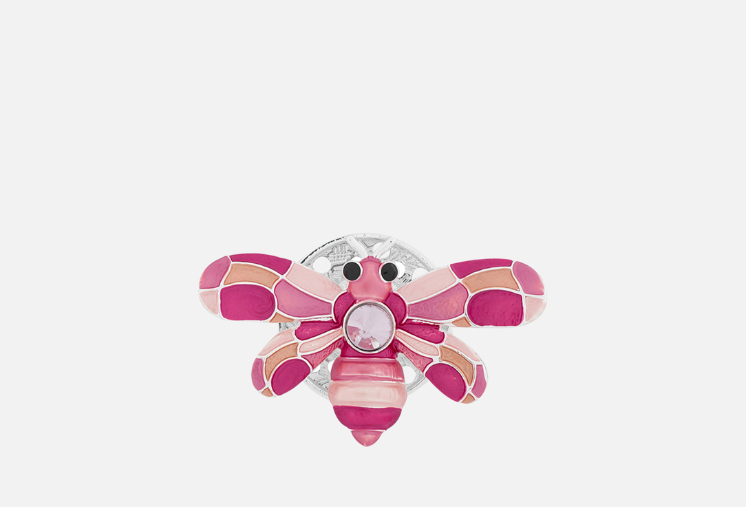 Изображение товара Брошь Shadore Пчела розовая из гипоаллергенного сплава с эмалью