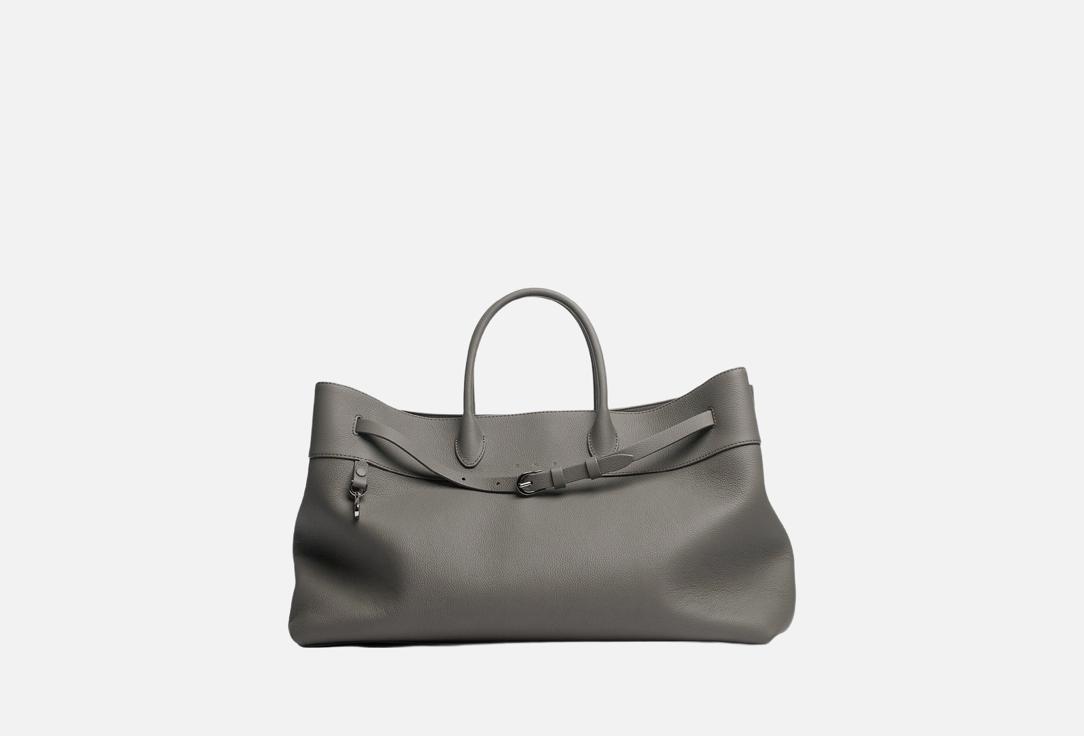 Изображение товара Классическая кожаная сумка для женщин с ремнем и множеством отделений