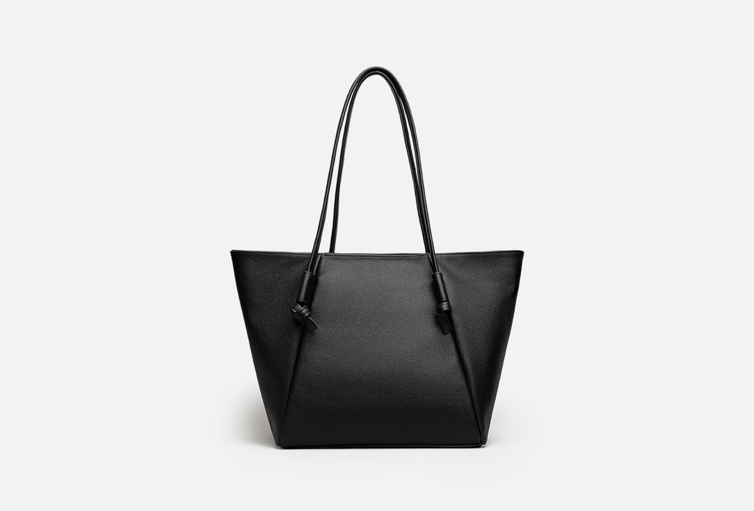 

кожаная сумка-шопер VESKE STUDIO, Черный, Gerda