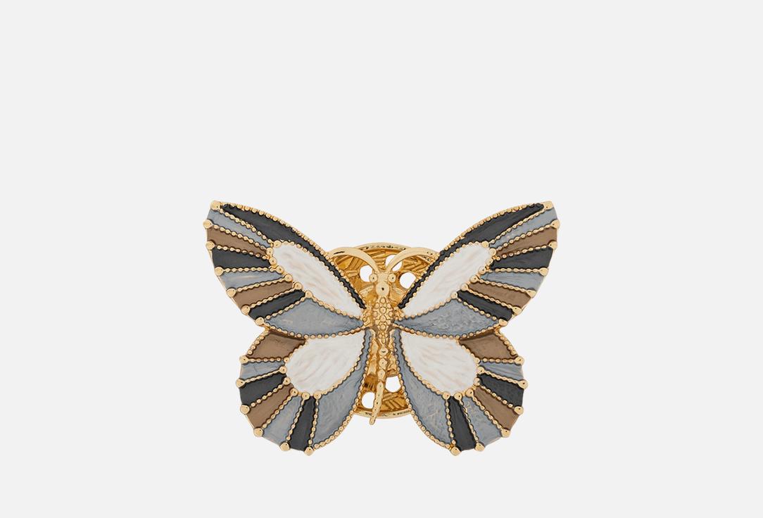 

Брошь SHADORE, Бабочка серая 1 шт