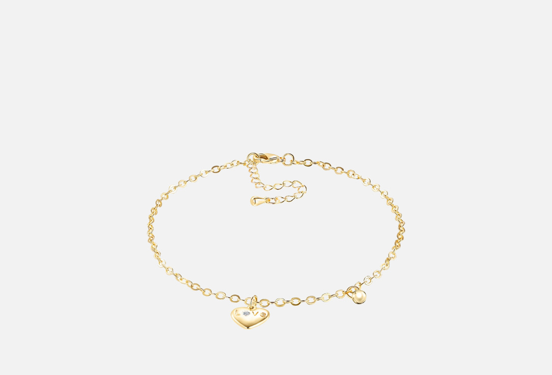 С подвеской сердце 1 шт