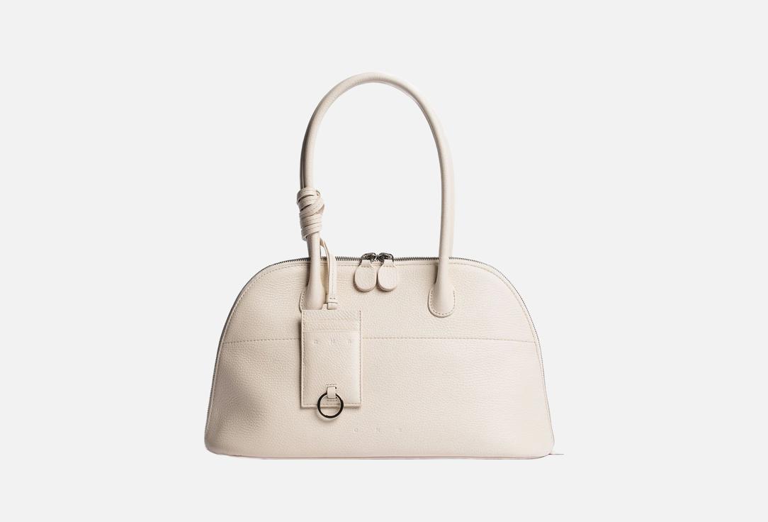 

кожаная сумка с ручками CNS — COINED IN STONE, Белый, SIMONE medium