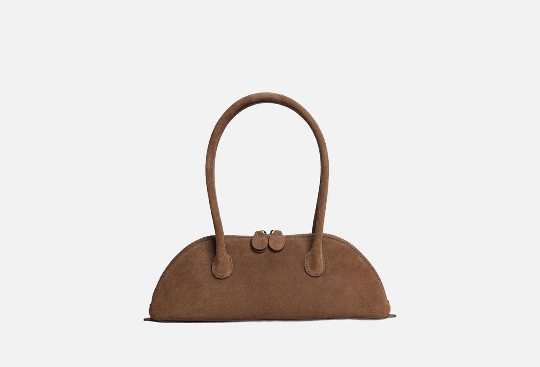 

замшевая сумка с ручками CNS — COINED IN STONE, Коричневый, SIMONE mini