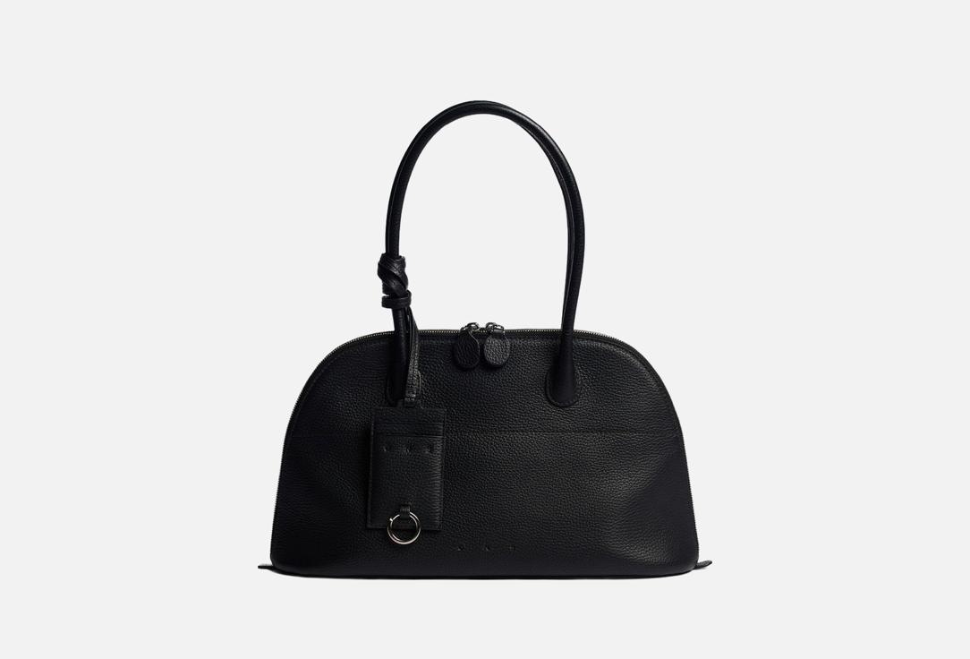 Изображение товара Кожаная женская сумка с ручками из натуральной зернистой кожи Simone medium