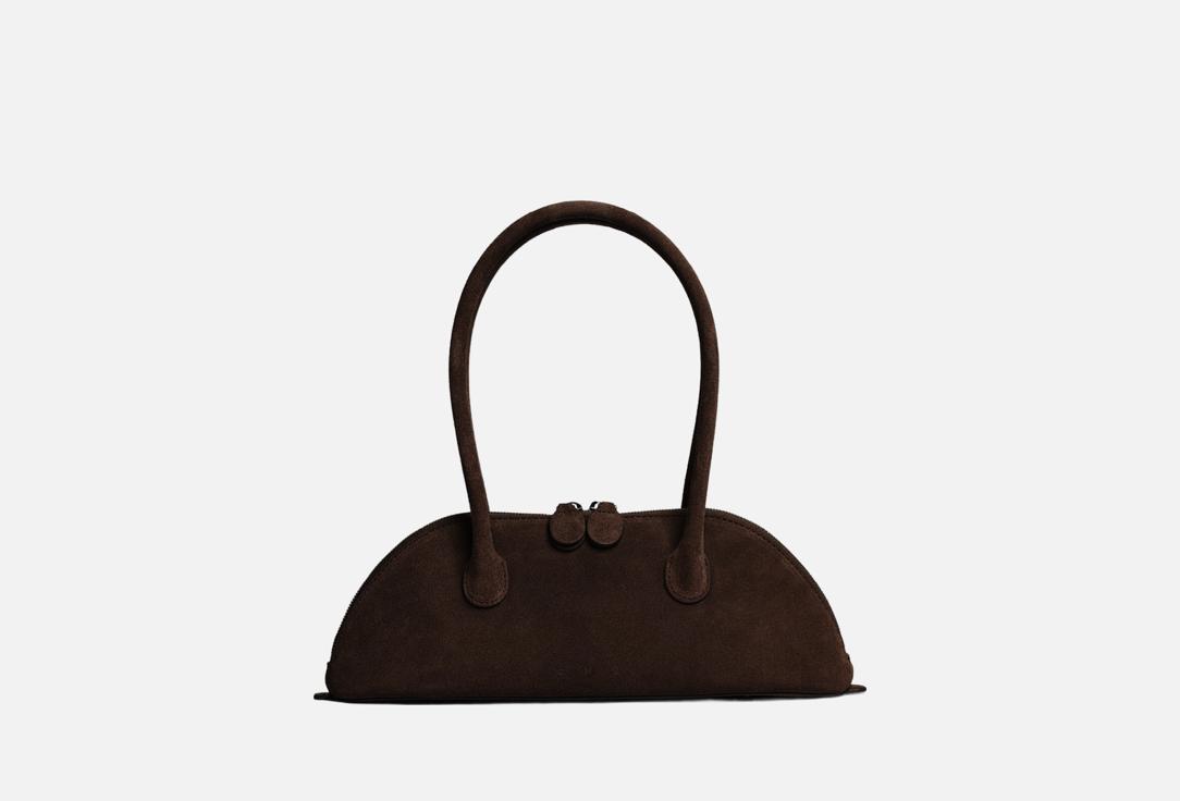 

замшевая сумка с ручками CNS — COINED IN STONE, Коричневый, SIMONE mini