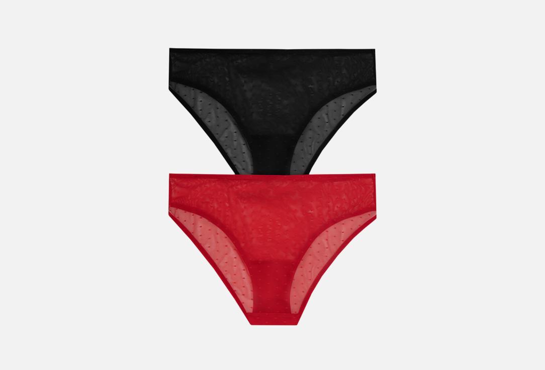 Изображение товара Набор трусов слипов Mark Formelle Черный, красный