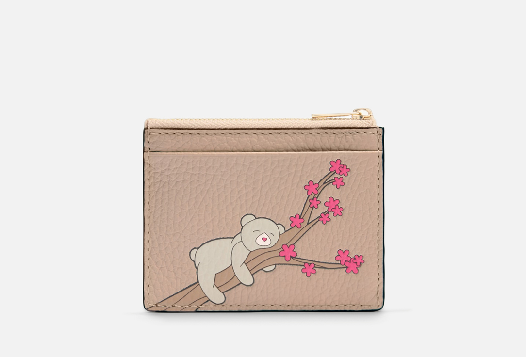 

кожаный картхолдер FURLA, Бежевый, CAMELIA S