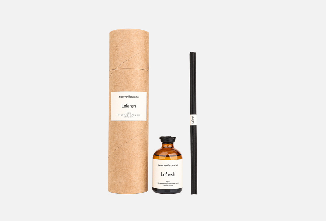 Изображение товара Ароматический диффузор Lefansh sweet vanilla caramel 50 мл стильный дизайн роскошный аромат