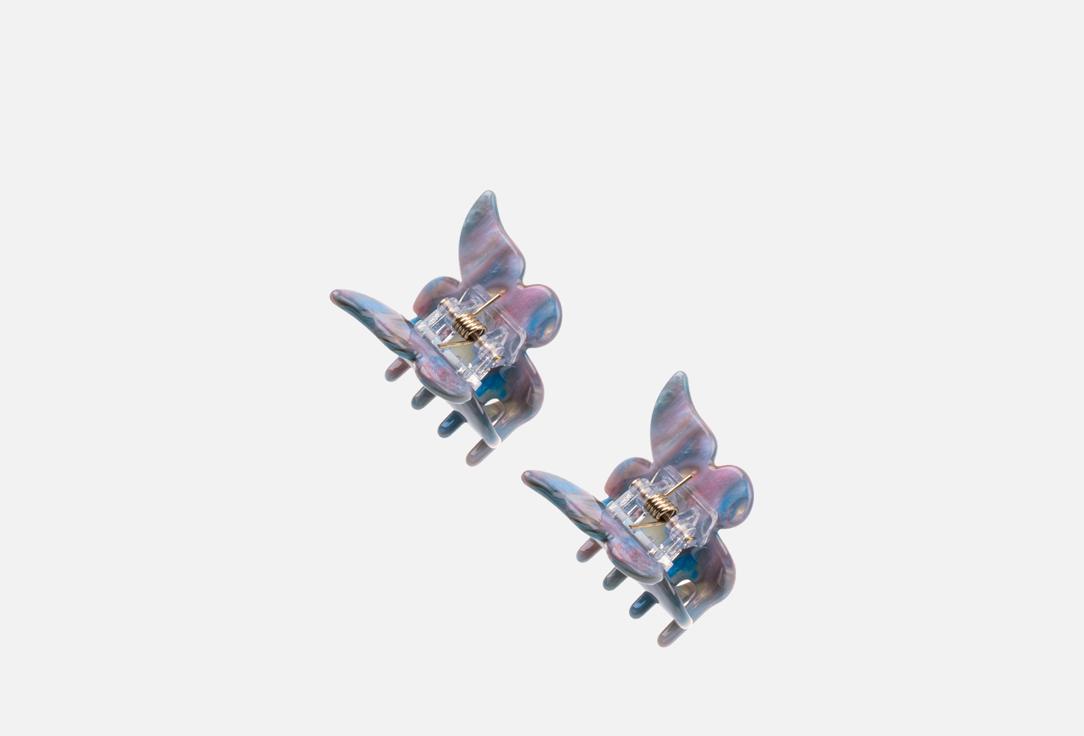 

Набор заколок для волос БЕЛОСНЕЖКА, Бабочка малая голубой 2 шт