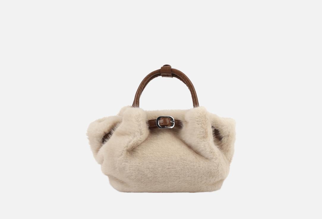 

Сумка с ручками SBALO, Бежевый, Fur