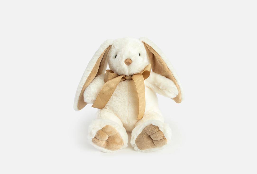 

Мягкая игрушка GULLIVER, Белый, Зайка белый с бантом 1 шт