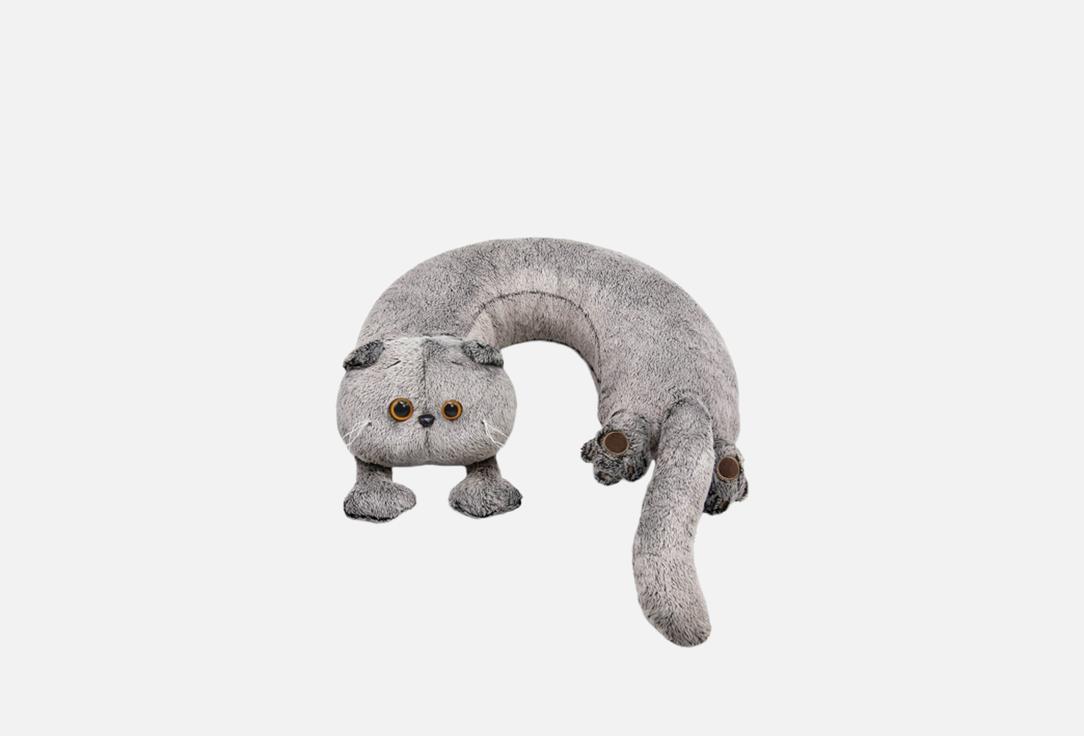 

Мягкая игрушка-подушка BUDI BASA, Серый, Кот Басик 1 шт