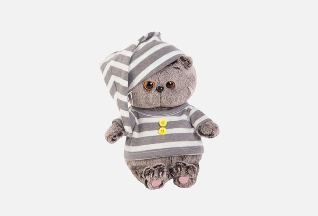 

Мягкая игрушка BUDI BASA, Серый, Басик BABY в пижаме 1 шт