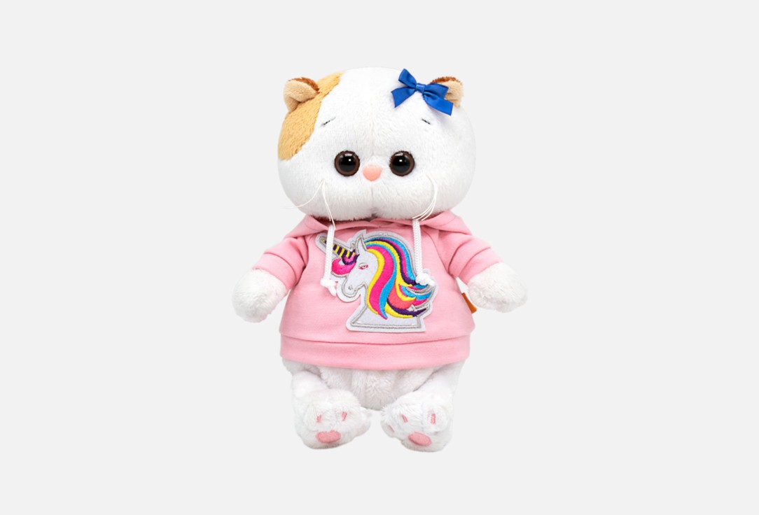 Изображение товара Мягкая игрушка BUDI BASA Кошечка Ли-Ли BABY в худи с единорогом