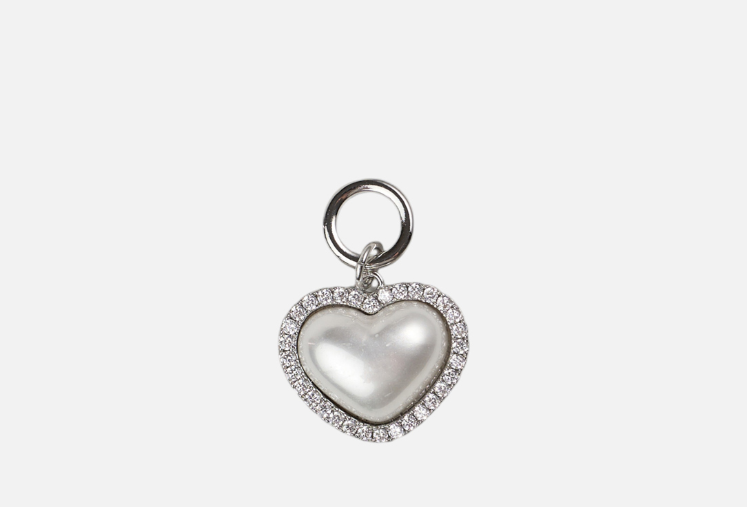 

Подвеска 19.STONE, Сердечко белое с фианитами 1 шт