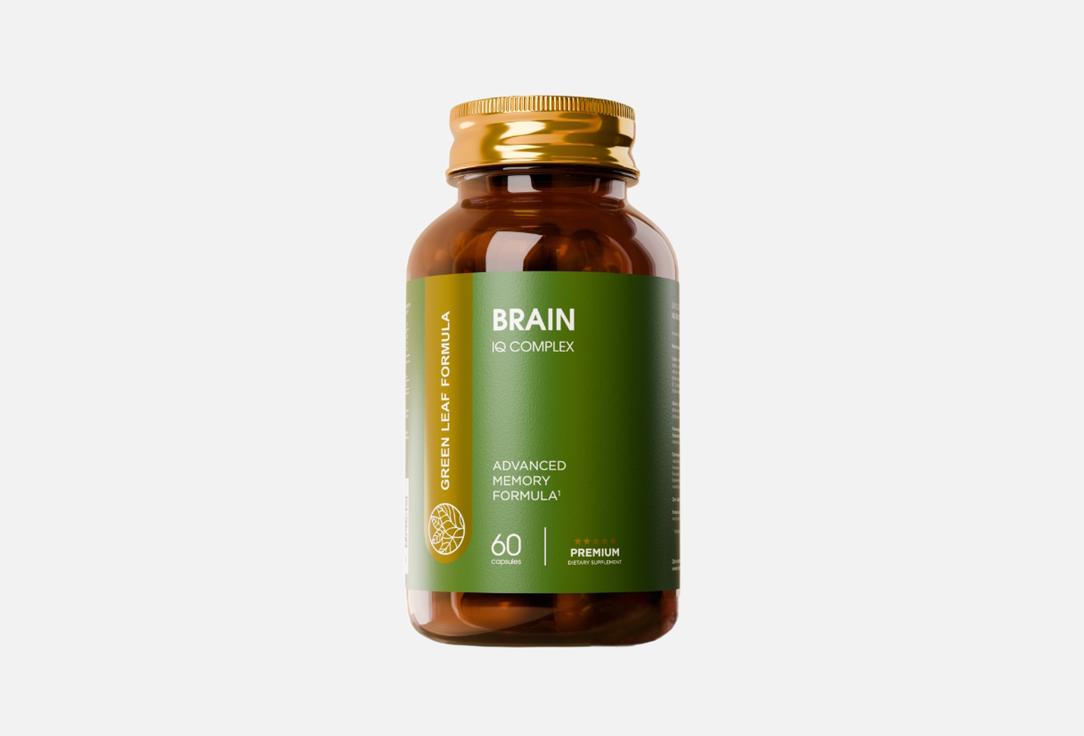 

комплекс витаминов для поддержки нервной системы GREEN LEAF FORMULA, BRAIN IQ COMPLEX в капсулах 60 шт