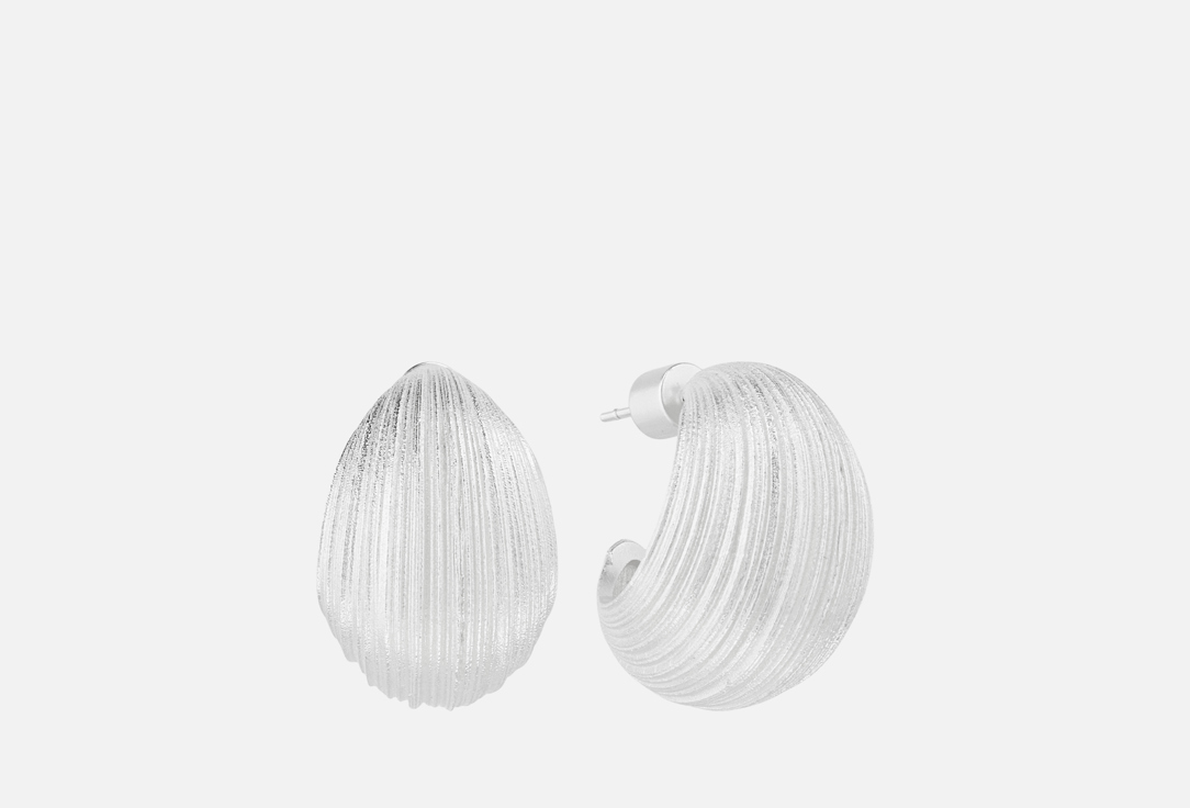 

Серьги ATTRIBUTE SHOP, Crescent серебристые 2 шт